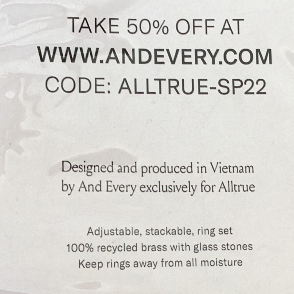 Adjustable Stackable Rings Set of 3 - Picture 6 of 6